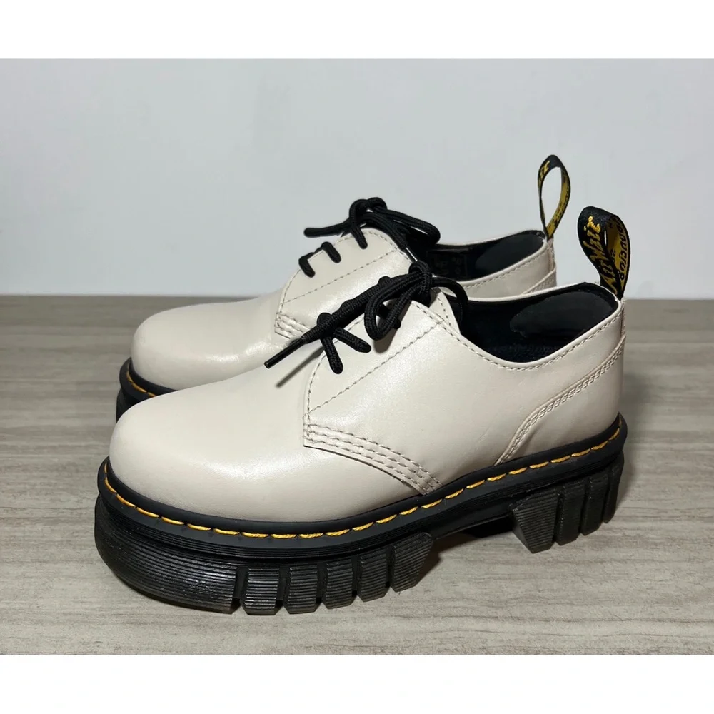 *Dr. Martens Audrick Nappa Leather Platform Shoes